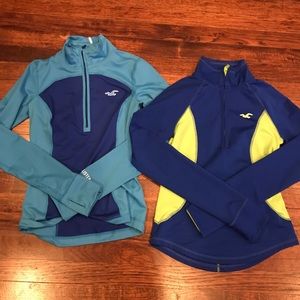 Hollister sport half zip 2 jackets! Both size S